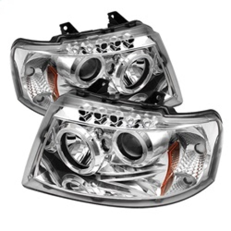 SPYDER 5010124 - SPY5010124 - Spyder Ford Expedition 03-06 Projector Headlights LED Halo LED Chrm Low 9006 PRO-YD-FE03-HL-C - Shipped in Europe - Tuningsupply.com