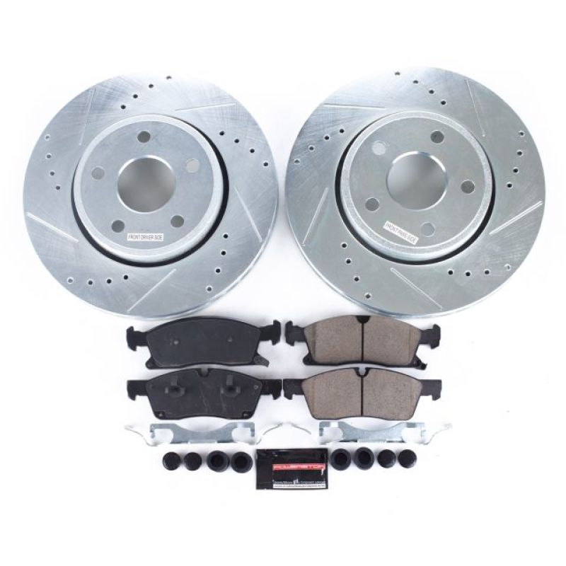 PowerStop K5951 - PSBK5951 - Power Stop 11-19 Dodge Durango Front Z23 Evolution Sport Brake Kit - Shipped in Europe - Tuningsupply.com