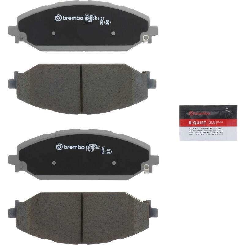 Brembo OE P23193N - BREP23193N - Brembo 19-22 Ram 1500 Front NAO Brake Pad - Shipped in Europe - Tuningsupply.com