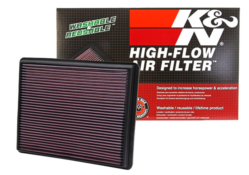 K&N Engineering 33-2129 - KNN33-2129 - K&N 02-04 Cadillac / 99-10 Chevy/GMC Pickup / 99-01 Jeep Drop In Air Filter - Shipped in Europe - Tuningsupply.com