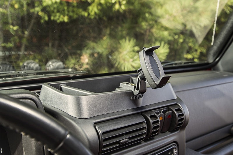 Rugged Ridge 13551.19 - RUG13551.19 - Rugged Ridge Dash Multi-Mount W/Phone Holder 97-06 Jeep Wrangler - Shipped in Europe - Tuningsupply.com
