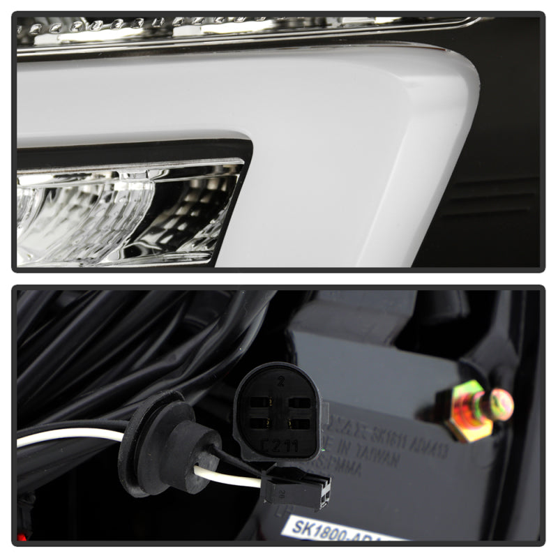 SPYDER 5087171 - SPY5087171 - Spyder 13-16 Audi A4 4DR LED Tail Lights LED Clear Reverse Lights - Black ALT-YD-AA413-SEQ-BK - Shipped in Europe - Tuningsupply.com