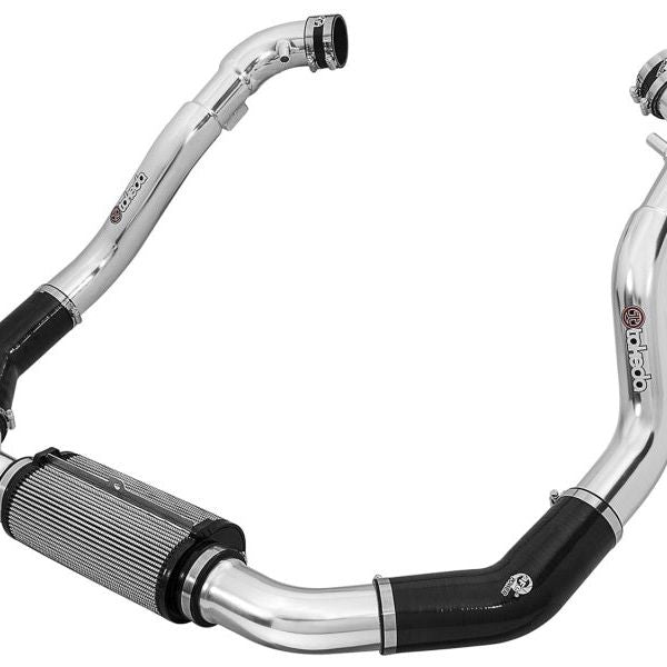 aFe TA-3017P - AFETA-3017P - aFe Takeda Intake Stage-2 Polished Pro DRY S 09-17 Nissan 370Z V6 3.7L - Shipped in Europe - Tuningsupply.com