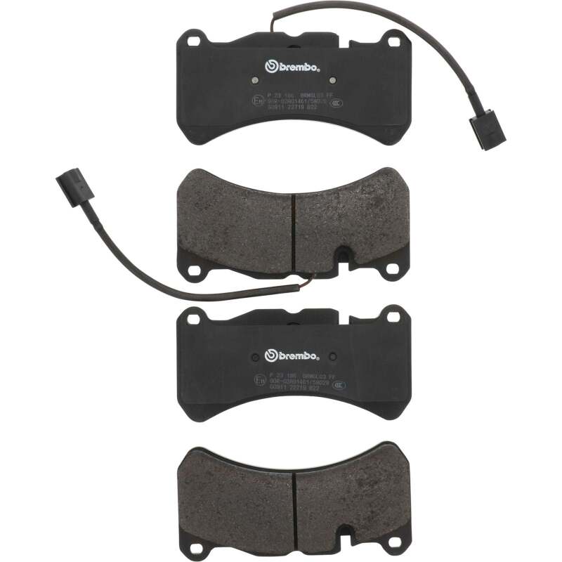 Brembo OE P23186 - BREP23186 - Brembo 18-19 Alfa Romeo Giulia/ Alfa Romeo Stelvio Front Low-Met Brake Pad - Shipped in Europe - Tuningsupply.com