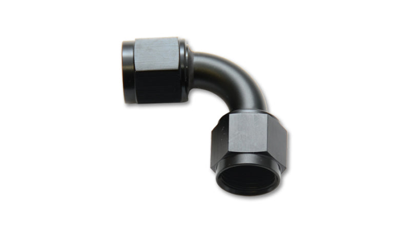 Vibrant 10737 - VIB10737 - Vibrant -20AN Female 90 Degree Union Adapter (AN to AN) - Anodized Black - Shipped in Europe - Tuningsupply.com