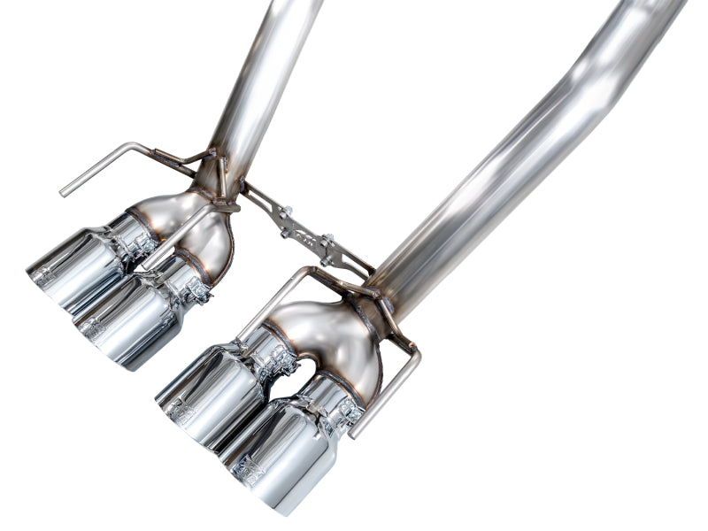 AWE Tuning 3020-42662 - AWE3020-42662 - AWE Tuning 09-13 Chevrolet Corvette 6.2L Track Edition Axle-Back Exhaust w/ Chrome Silver Tips - Shipped in Europe - Tuningsupply.com