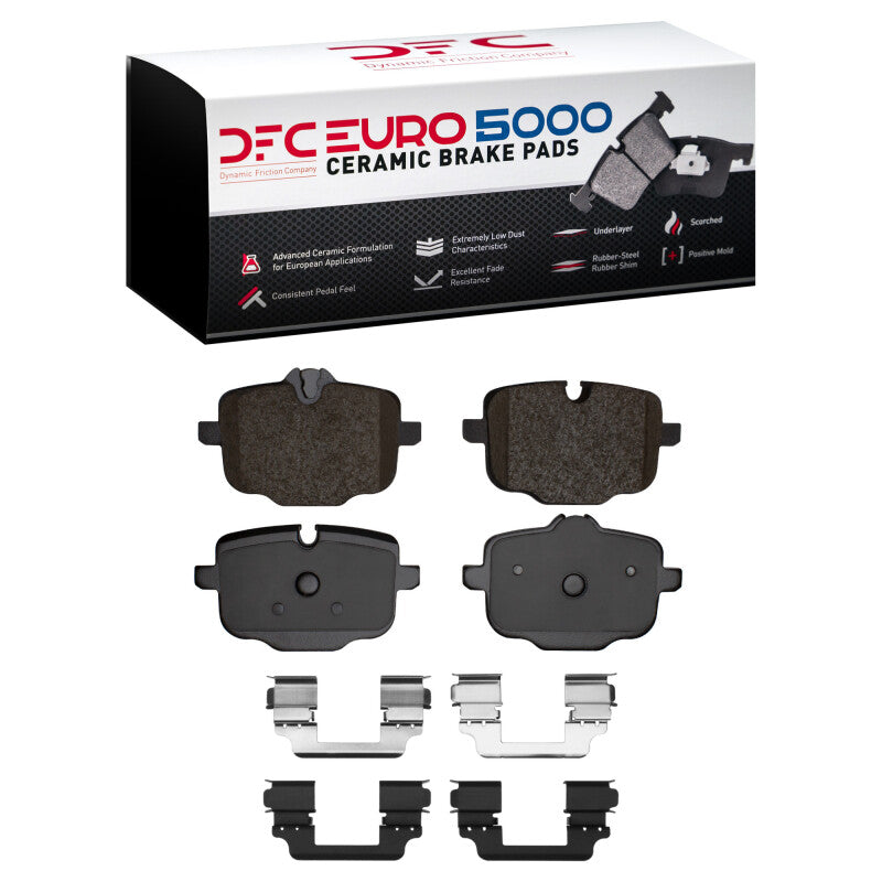 DFC 1600-1850-01 - DFC1600-1850-01 - DFC 16-25 BMW 530e xDrive Rear Euro 5000 Ceramic Brake Pads and Hardware Kit - Shipped in Europe - Tuningsupply.com