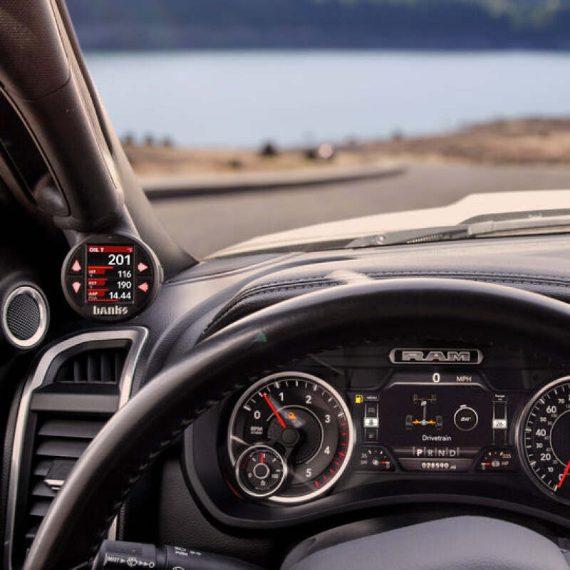 Banks Power 63363 - GBE63363 - Banks Power 19-23 Dodge RAM 2500/3500 - iDash Stealth Pod Mount 52mm - Shipped in Europe - Tuningsupply.com