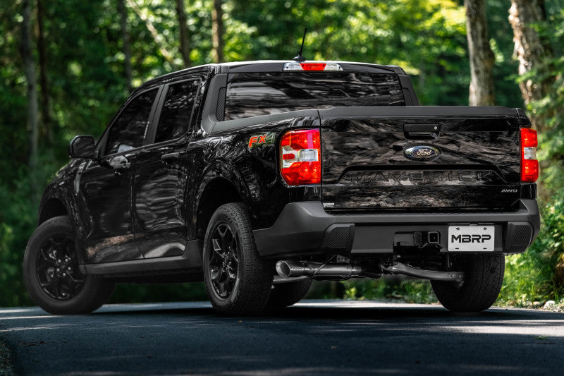 MBRP PS5267AL - MBRPS5267AL - MBRP 2022+ Ford Maverick Aluminized Steel 4in OD Tip Single Side Exit 3in Cat Back Exhaust - Shipped in Europe - Tuningsupply.com