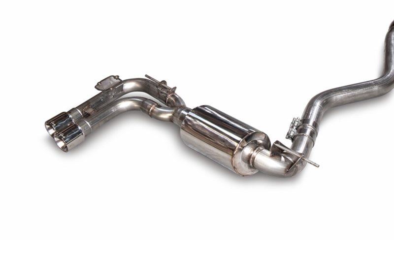 AWE Tuning 3010-22022 - AWE3010-22022 - AWE Tuning BMW F3X 28i / 30i Touring Edition Axle-Back Exhaust Single Side - 80mm Silver Tips - Shipped in Europe - Tuningsupply.com