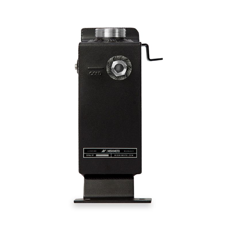 Mishimoto MMRT-F2D-99EMWBK - MISMMRT-F2D-99EMWBK - Mishimoto 99-03 Ford 7.3L Powerstroke Aluminum Degas Tank - Micro-Wrinkle Black - Shipped in Europe - Tuningsupply.com