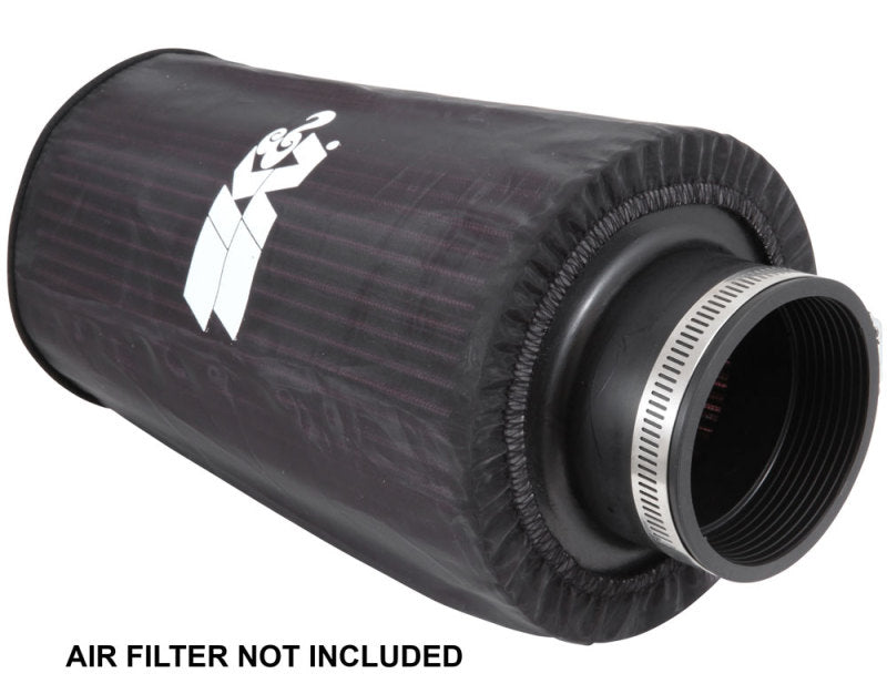 K&N Engineering RE-0810PK - KNNRE-0810PK - K&N Universal Round Tapered Filter Wrap - Black - 6in Base ID x 4.625in Top ID x 9in Height - Shipped in Europe - Tuningsupply.com