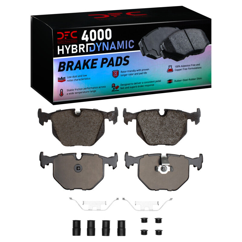 DFC 4000-0683-01 - DFC4000-0683-01 - DFC 91-10 BMW 850CSI Rear 4000 HybriDynamic Brake Pads and Hardware Kit - Shipped in Europe - Tuningsupply.com
