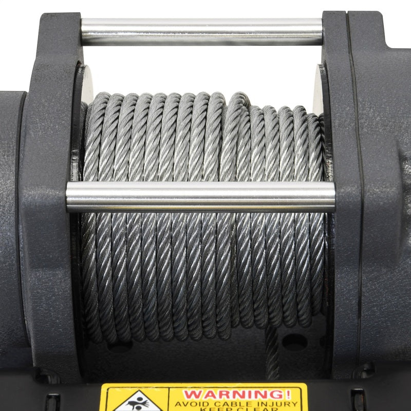 Superwinch 1125260 - SUW1125260 - Superwinch 2500 LBS 12V DC 3/16in x 40ft Steel Rope Terra 2500 Winch - Gray Wrinkle - Shipped in Europe - Tuningsupply.com