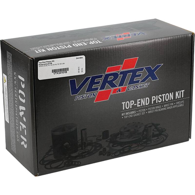 Vertex Pistons VTK24101B - VEPVTK24101B - Vertex Piston 18-22 KTM 150 SX 150cc Top End Piston Kit - Shipped in Europe - Tuningsupply.com