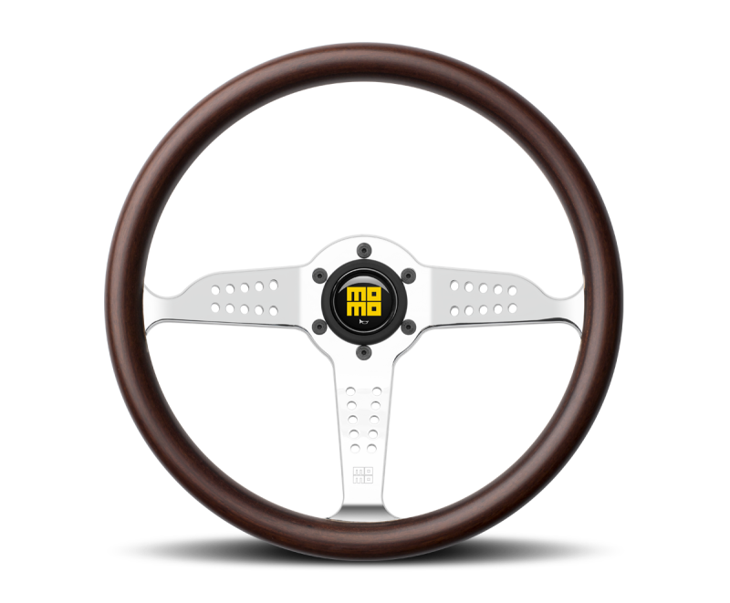 MOMO GRA35WD0P - MOMGRA35WD0P - Momo Super Grand Prix Steering Wheel 350 mm - Mahogany Wood/Pol Spokes - Shipped in Europe - Tuningsupply.com