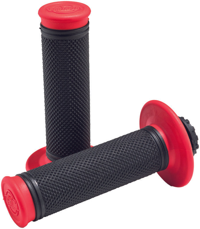 ProTaper 023358 - PTR023358 - ProTaper Pro Series Clamp On Full Diamond Red/Black - Shipped in Europe - Tuningsupply.com