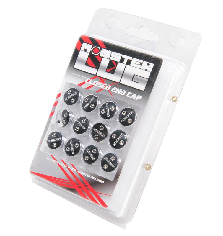 Wheel Mate 33007C - WHM33007C - Wheel Mate Monster Lug Nut Caps - Chrome 14x1.50 - Shipped in Europe - Tuningsupply.com