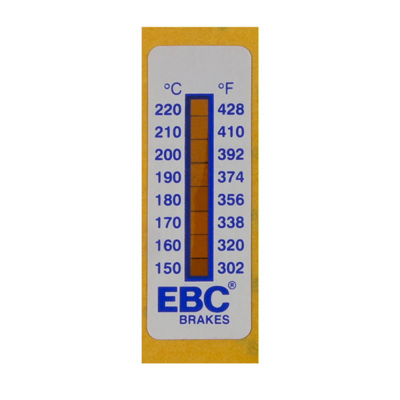 EBC TS001 - EBCTS001 - EBC Racing Level Caliper Temperature Strips (8 Pack) - Shipped in Europe - Tuningsupply.com