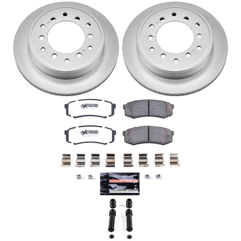PowerStop CPK5875-36 - PSBCPK5875-36 - Power Stop 10-23 Lexus GX460 Rear Z36 Coated Truck & Tow Brake Kit - Shipped in Europe - Tuningsupply.com
