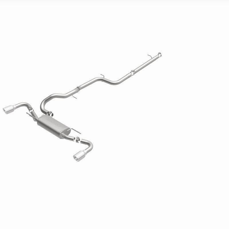 Magnaflow 15146 - MAG15146 - MagnaFlow 10-12 Mazda 3 L4 2.5L Hatchback Split Rear Exit Stainless Cat Back Performance Exhaust - Shipped in Europe - Tuningsupply.com
