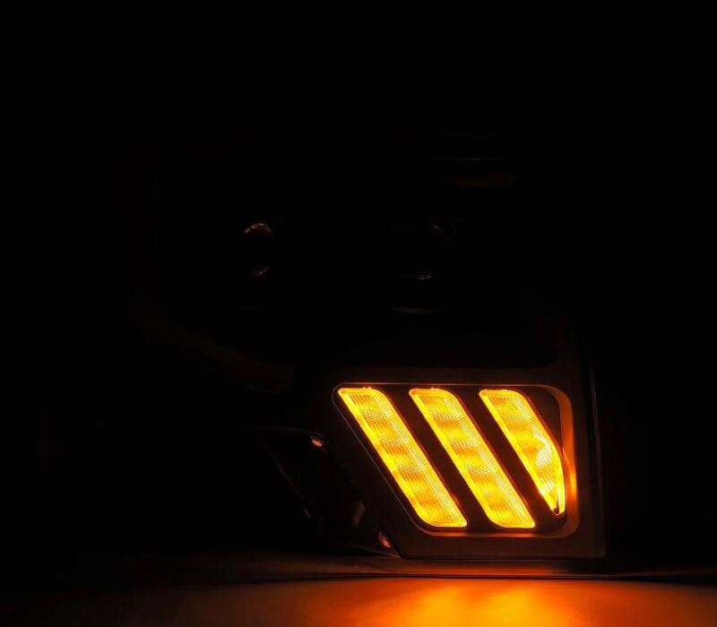 AlphaRex 880481 - ARX880481 - AlphaRex 09-14 Ford F-150 PRO-Series Projector Headlights Plank Style Black w/Activ Light/Seq Signal - Shipped in Europe - Tuningsupply.com