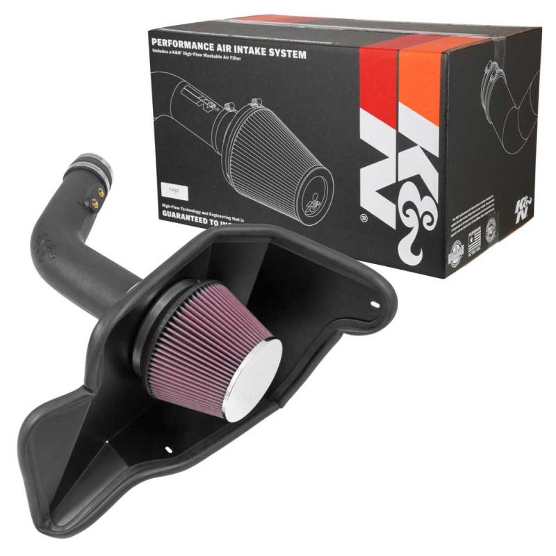 K&N Engineering 57-2594 - KNN57-2594 - K&N 15-17 Ford Mustang 3.7L V6 F/I Performance Intake Kit - Shipped in Europe - Tuningsupply.com