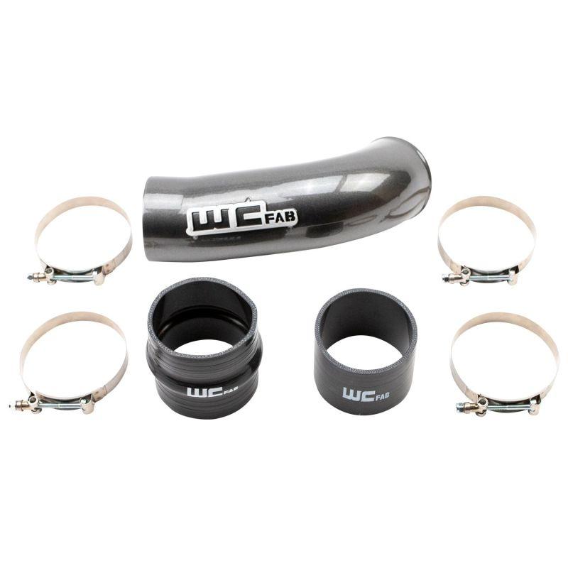 Wehrli WCF100720-GB - WCFWCF100720-GB - Wehrli 2020-2024 Chevrolet 6.6L L5P Duramax 4in Intake Pipe (Use w/OEM Air Box) - Gloss Black - Shipped in Europe - Tuningsupply.com