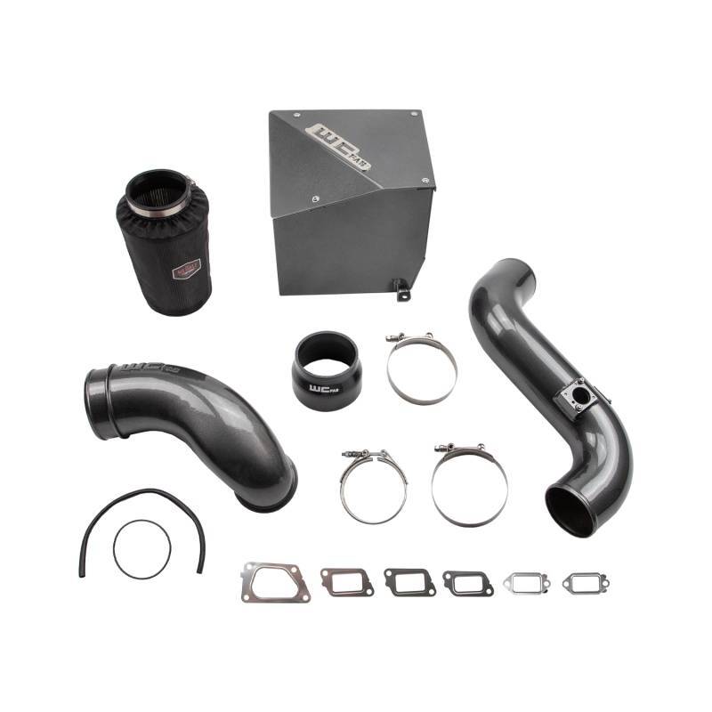 Wehrli WCF100304-GB - WCFWCF100304-GB - Wehrli 11-16 Chevrolet 6.6L Duramax LML 4in Intake Kit Stage 2 - Gloss Black - Shipped in Europe - Tuningsupply.com