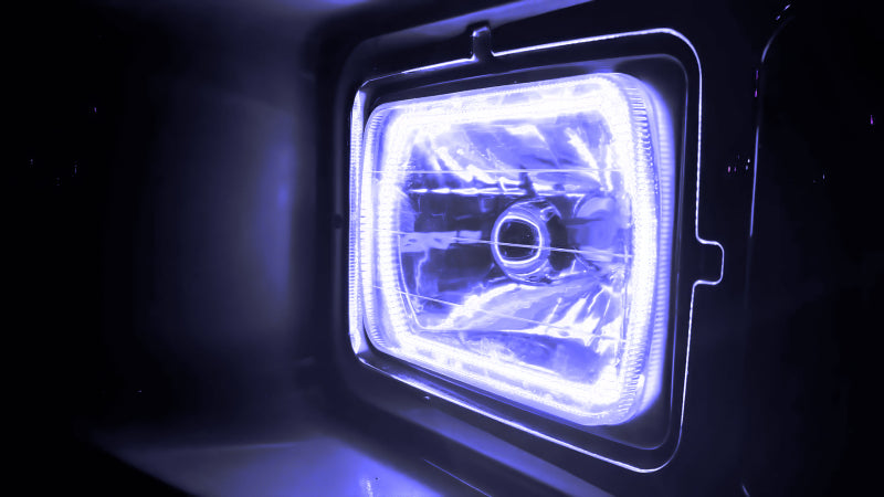 ORACLE Lighting 6908-001 - ORL6908-001 - Oracle Pre-Installed Lights 7x6 IN. Sealed Beam - White Halo - Shipped in Europe - Tuningsupply.com