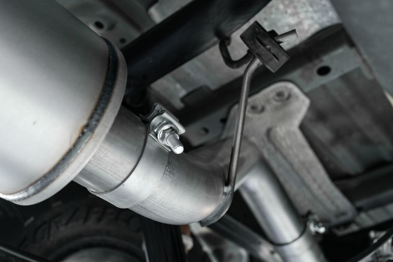 MBRP PS5227304 - MBRPS5227304 - MBRP 2019 Ford Ranger Ecoboost 2.3L 4in OD Tip Single Side Exit 3in T304 Cat Back - Shipped in Europe - Tuningsupply.com