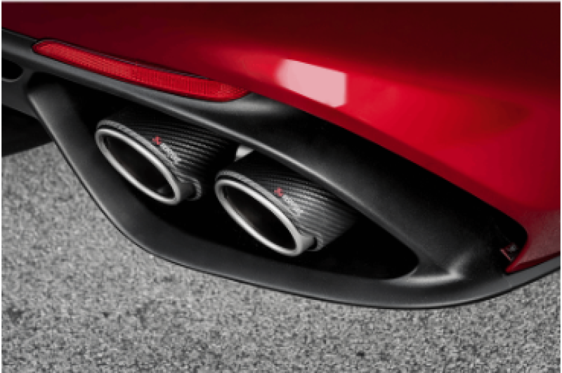 Akrapovic S-AR/TI/1H - AKRS-AR/TI/1H - Akrapovic 17-19 Alfa Romeo Giulia Quadrifoglio Evolution Line Cat Back (Titanium) - Shipped in Europe - Tuningsupply.com