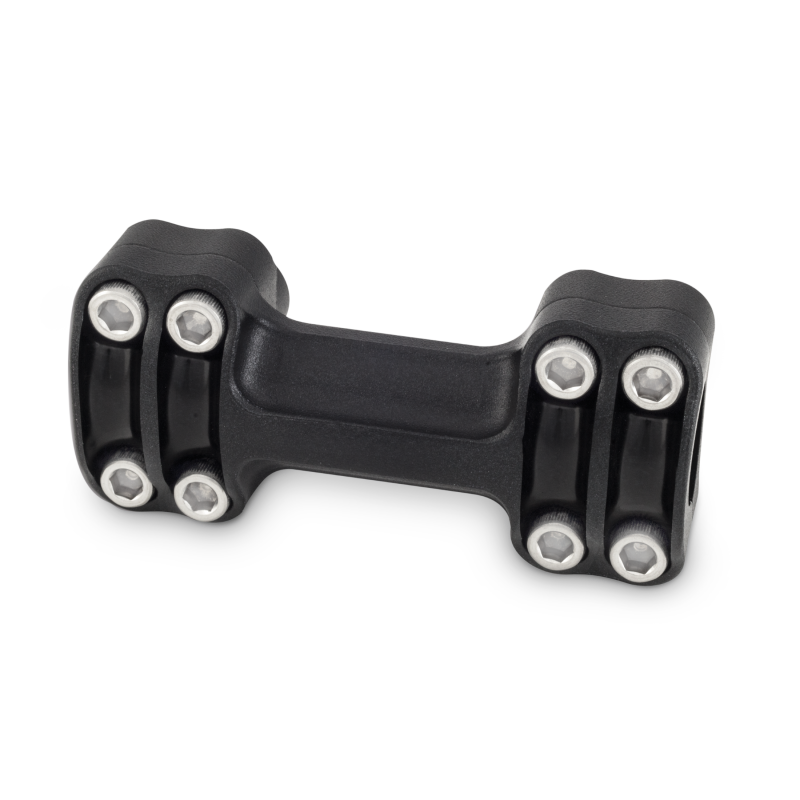 Burly Brand B12-8013TB - BURB12-8013TB - Burly Brand Reaper Riser Clamp 1-1/2in Tall for 1in Bar, One Piece - Texture Black - Shipped in Europe - Tuningsupply.com