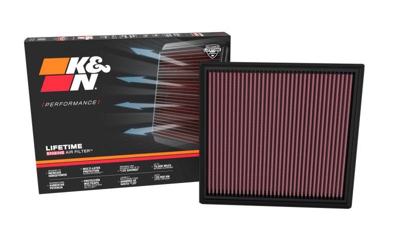 K&N Engineering 33-5138 - KNN33-5138 - K&N 21-24 Ford E350/E450 Super Duty Replacement Air Filter - Shipped in Europe - Tuningsupply.com