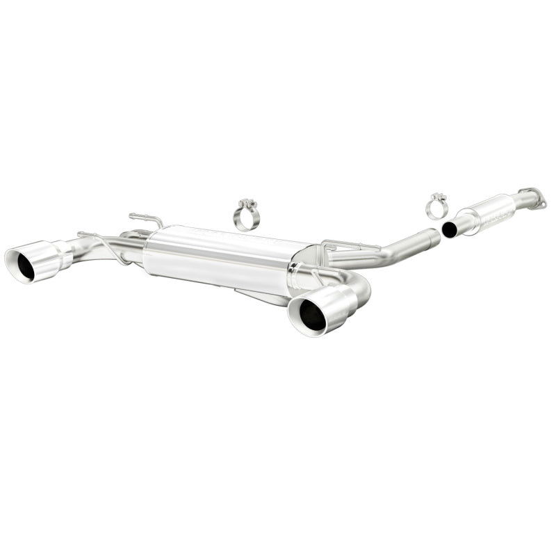 Magnaflow 15157 - MAG15157 - MagnaFlow 13 Scion FR-S / 13 Subaru BRZ Dual Split Rear Exit Stainless Cat Back Performance Exhaust - Shipped in Europe - Tuningsupply.com