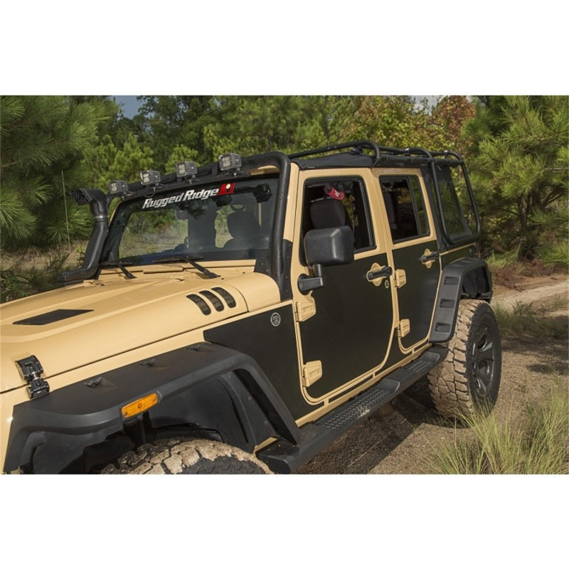 Rugged Ridge 12300.53 - RUG12300.53 - Rugged Ridge Magnetic Protection Panel kit 4-Dr07-18 Jeep Wrangler - Shipped in Europe - Tuningsupply.com
