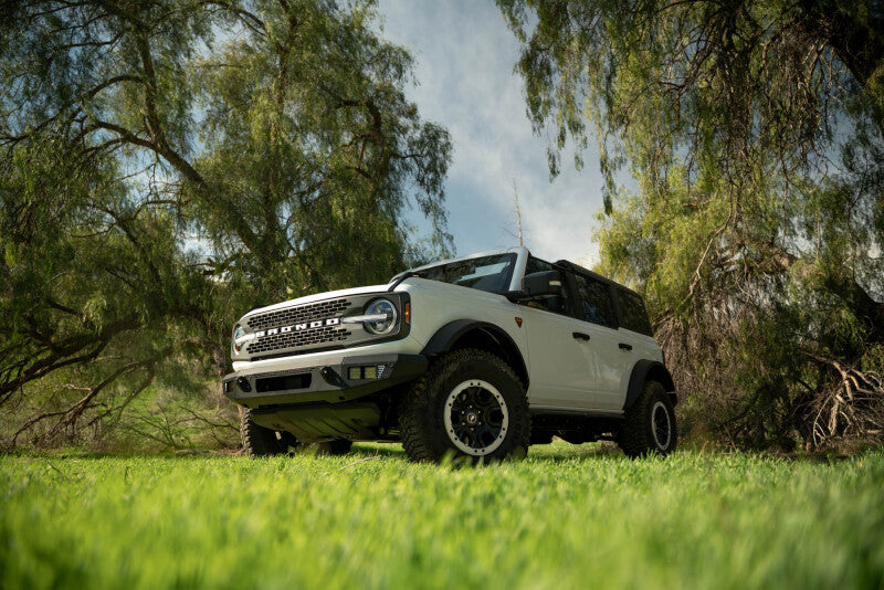 DV8 Offroad FBBR-06 - DVEFBBR-06 - DV8 Offroad 2021+ Ford Bronco Front Bumper V2 - OE Plus Series (Works w/o ACC Relocation) - Shipped in Europe - Tuningsupply.com