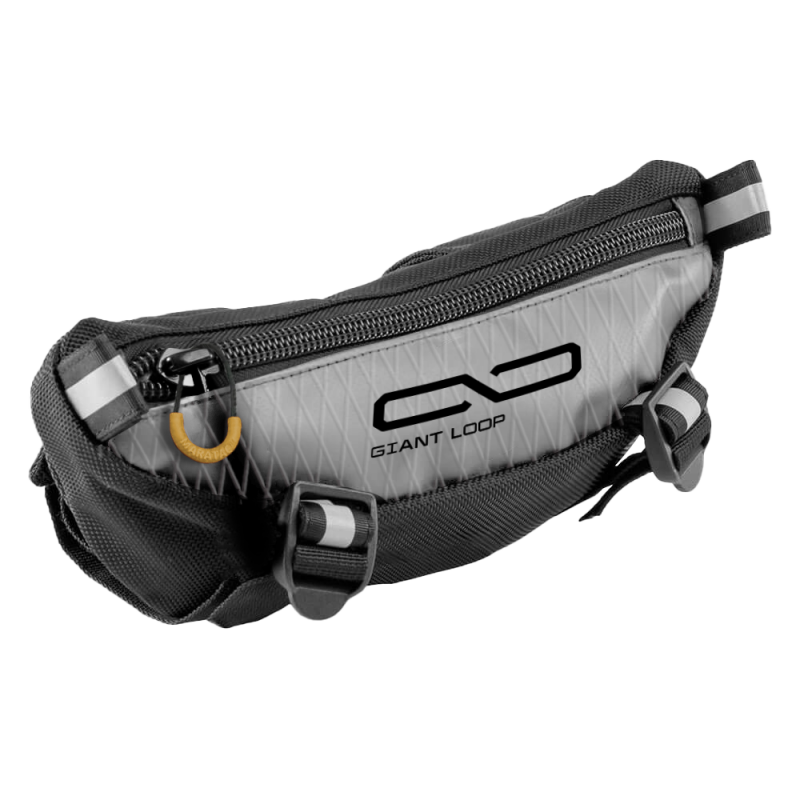 Giant Loop - GIAZHB25-G - Giant Loop Zigzag Handlebar Bag 1.5L - Gray - Shipped in Europe - Tuningsupply.com