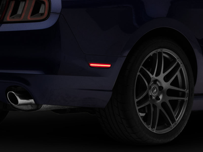 Raxiom 412496 - RAX412496 - Raxiom 10-14 Ford Mustang Axial Series LED Side Marker Lights (Smoked) - Shipped in Europe - Tuningsupply.com