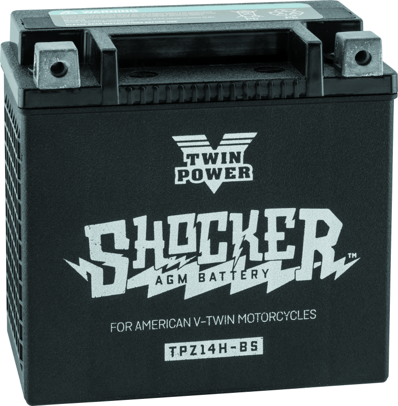 TwinPower 781151 - TWP781151 - Twin Power YTX-14 Shocker Battery Replaces H-D 65948-00 220 CCA - Shipped in Europe - Tuningsupply.com