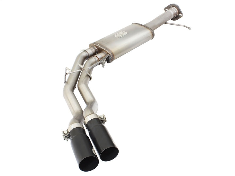 aFe 49-43071-B - AFE49-43071-B - aFe Rebel Series Exhaust SS Front Side Exit CB w/ Black Tips 10-14 Ford F150 Ecoboost V8 6.2L - Shipped in Europe - Tuningsupply.com