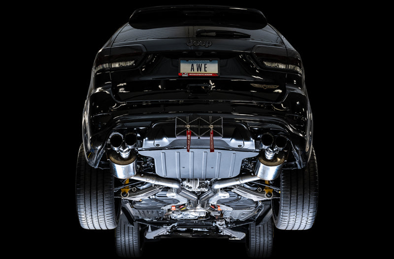 AWE Tuning 3015-31017 - AWE3015-31017 - AWE Tuning 2020 Jeep Grand Cherokee SRT/Trackhawk Touring Edition Exhaust - Use w/Stock Tips - Shipped in Europe - Tuningsupply.com