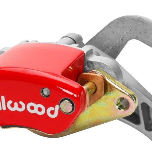 Wilwood 120-12069-RD - WIL120-12069-RD - Wilwood Caliper-MC4 Mechanical-R/H - Red w/ Logo 1.19in Piston .81in Disc - Shipped in Europe - Tuningsupply.com