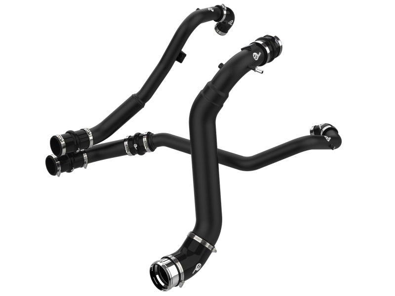 aFe 46-20784-B - AFE46-20784-B - aFe BladeRunner Aluminum Hot and Cold Charge Pipe Kit Black Ford F-150 24-26 V6-2.7L (tt) - Shipped in Europe - Tuningsupply.com