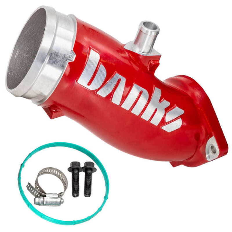 Banks Power 42792-R - GBE42792-R - Banks Power 17-24 Chevrolet/GMC 2500/3500 6.6L Duramax L5P Monster-Ram Turbo Inlet Elbow - Red - Shipped in Europe - Tuningsupply.com