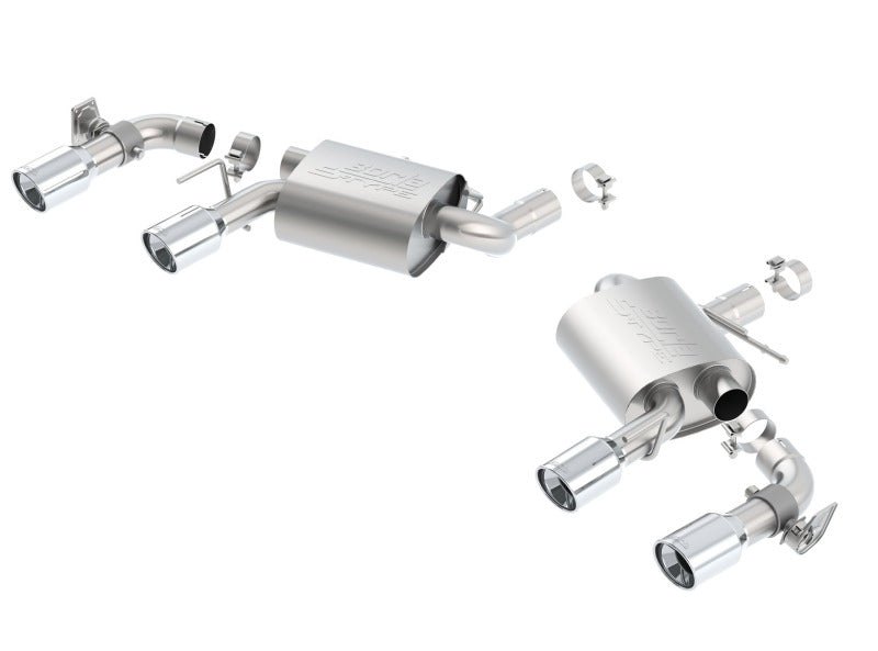 Borla 11924 - BOR11924 - Borla 16 Chevy Camaro SS 6.2L w/ Dual NPP S-Type Quad RD RL Tips Dual Exit Rear Section Exhaust - Shipped in Europe - Tuningsupply.com