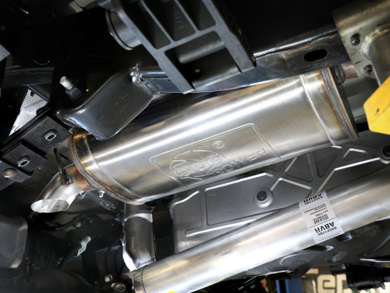 aFe 49-44148 - AFE49-44148 - aFe 23-25 GM Colorado/Canyon L4-2.7L (t) ROCK BASHER 3 IN 409 Stainless Steel Cat-Back Exhaust - Shipped in Europe - Tuningsupply.com