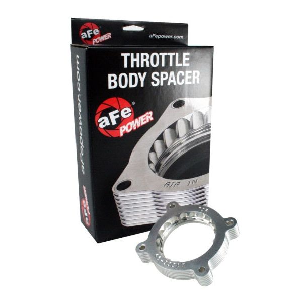 aFe 46-33017 - AFE46-33017 - aFe Silver Bullet Throttle Body Spacer 11-12 Ford F-150 V6 3.5L (tt) EcoBoost - Shipped in Europe - Tuningsupply.com