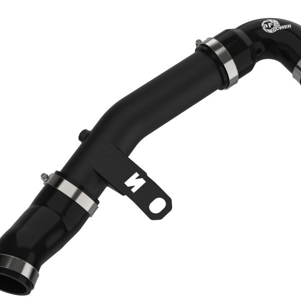 aFe 46-20646-B - AFE46-20646-B - aFe 19-22 Hyundai Veloster N L4 2.0L (t) BladeRunner 2-1/2in Aluminum Hot Charge Pipe - Black - Shipped in Europe - Tuningsupply.com