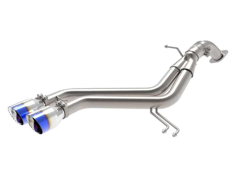 aFe 49-37019-L - AFE49-37019-L - aFe Takeda 13-17 Hyundai Veloster L4-1.6L 2-1/2in 304 SS Axle-Back Exhaust w/ Blue Flame Tips - Shipped in Europe - Tuningsupply.com